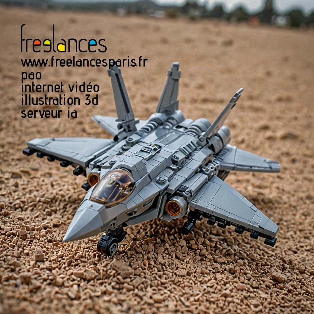 Pao mise en page internet vidéo illustration 3d serveur IA générative AI freelance paris studio de création magazines QL7BOXP0